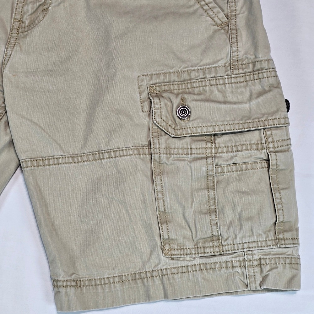 Levis Mens Cargo Shorts Khaki Tan Cotton Multi Pocket Size 31 Utility‎ Casual - Picture 5 of 16